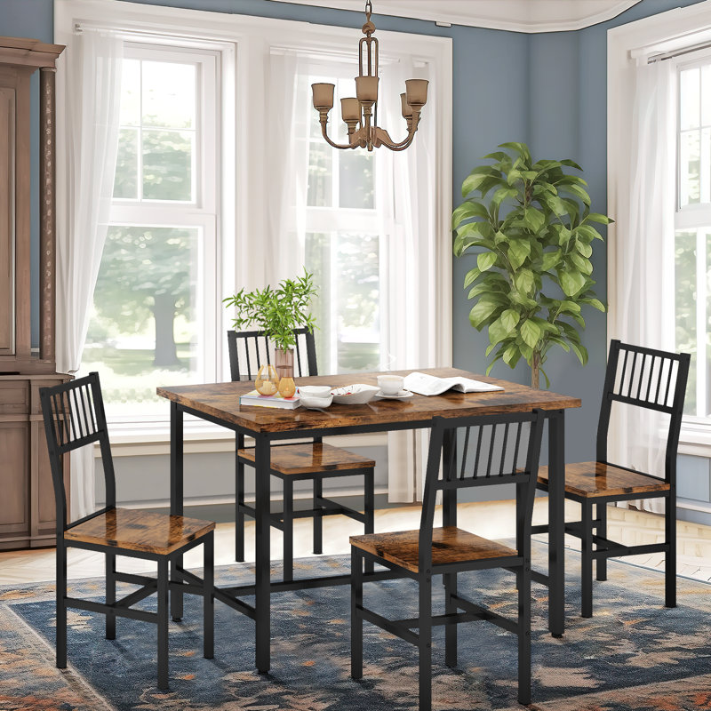 17 Stories 5 - Piece Dining Set | Wayfair